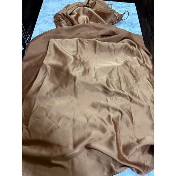 Show Me Your MuMu Chocolate Brown Maxi Dress - Picture 7 of 8